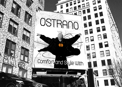 Ostrano animation branding identity logo