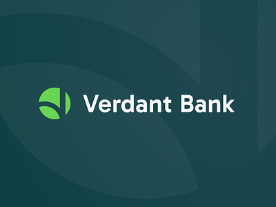 Verdant Bank logo concept branding logo