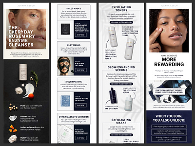 Email Design Inspiration for Skincare Brand email campaign email design email marketing email marketing inspiration newsletter newsletter design