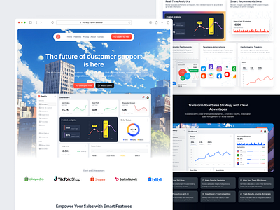 Landing Page SaaS Analytics Platform 2024 analytic analytics bento bento grid design design landing page framer graphic design illustration landing page saas platform saas saas website template wordpress