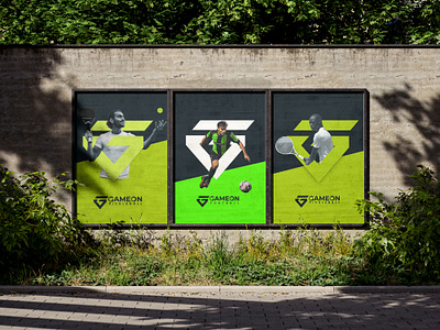 GameOn Sports - Outdoor poster graphic design logo