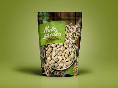 Nuts garden pouch packaging design branding graphic design logo motion graphics