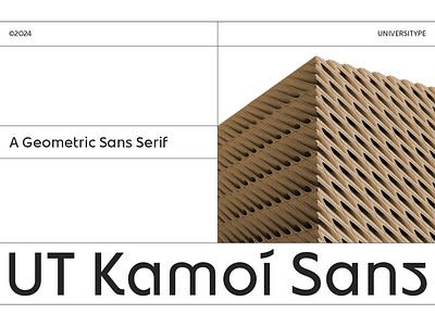 A Geometric Sans Serif - UT Kamoi Sans branding font display font font alternates design font for creative projects. geometric font geometric sans serif font illustration type design typeface typography ui versatile typeface web typography inspiration