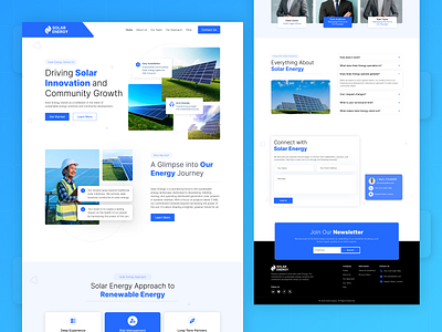 Solar Energy Landing Page Design cleanenergy cleantechdesign ecofriendly energysolutions futureofenergy innovation modernui responsivedesign solarenergy solarpower sustainability sustainabledesign techdesign ui ui design uiux design userexperience ux webdesign webinspiration