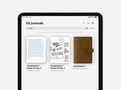 Journaling App app design illustration ios logo mobile ui uidesign ux