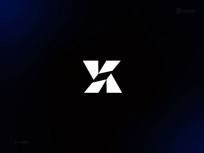 X → LOGO ai logo branding design graphic design iconic logo illustration letter logo letter x logo lettermark logo minimal logo shape logo typography ui word logo wordmark x icon x letter logo x logo xlogo