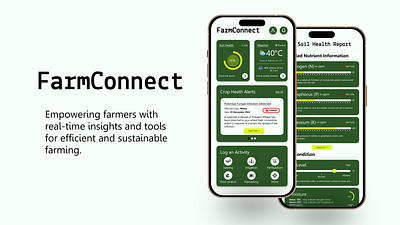 FarmConnect - Empowering Farmers with real-time insights animation branding ui