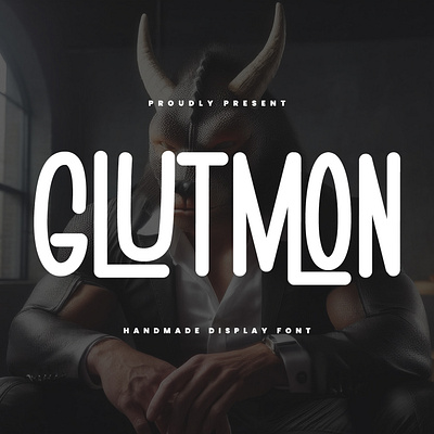 Glutmon Handmade Sans Display Font animation branding font fonts graphic design logo nostalgic