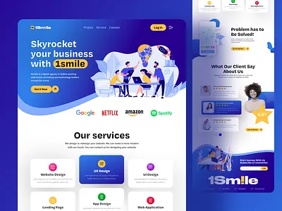 Creative Design Agency Website – Modern, Engaging & User-Centric agency website creativedesign digital agency dribble designer figma template design landing page ui design uiux uiux design uiux design agency web design webdesign website design