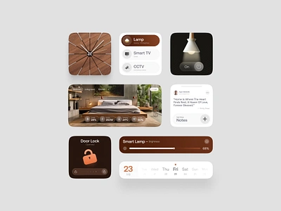 Smart home-AI Widgets ai artificial intelligent clean futuristic house illustration interior minimal simple smart home toufiq typography ui uiux user interface ux vector visual widget widgets