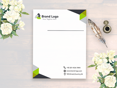 Design a professional letterhead app design book design booklet business card design checklist company profile event flyer invoice letterhead look book newsletter postcard cover poster design visting card