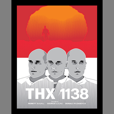 THX 1138 art digitalart illustration illustrator posterdesign vector