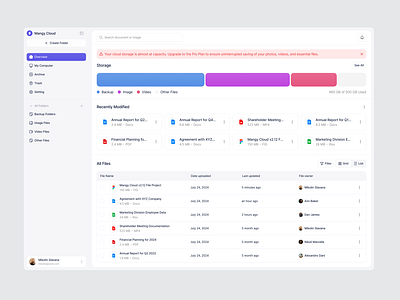 Cloud Dashboard app chart clean cloud doc files fireart ui ux