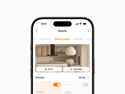 Daily UI #021 - Home monitoring dashboard app automation challenge daily dailychallenge dailyui dashboard dashboard mobile dining room home monitoring home monitoring dashboard homemonitoring mobile smarthome ui ux