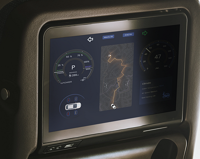 Day 34 - Automotive Interface 100dayschallenge automotive interface car dashboard creative daily ui 034 daily ui 34 illustration ui uidesign uxdesign