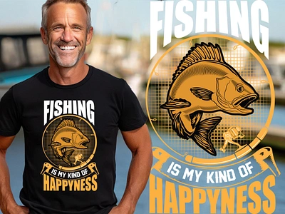 Fishing T-shirt Design | Fishing Shirt Design | Fish Tees | Fish boatman clothing design fisherman fishing fishing man t shirt fishing outdoor fishing t shirt fishing t shirt design fishing tee fishing tees graphic design illustration outdoor t shirt t shirt t shirt design t shirts t shirts design typography t shirt vintage t shirt