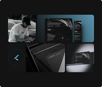 Cripto | Landing Page and Brand Design brand design branding crypto desktop figma financial market landing page logo design mobile python ui ui design ux design web design website