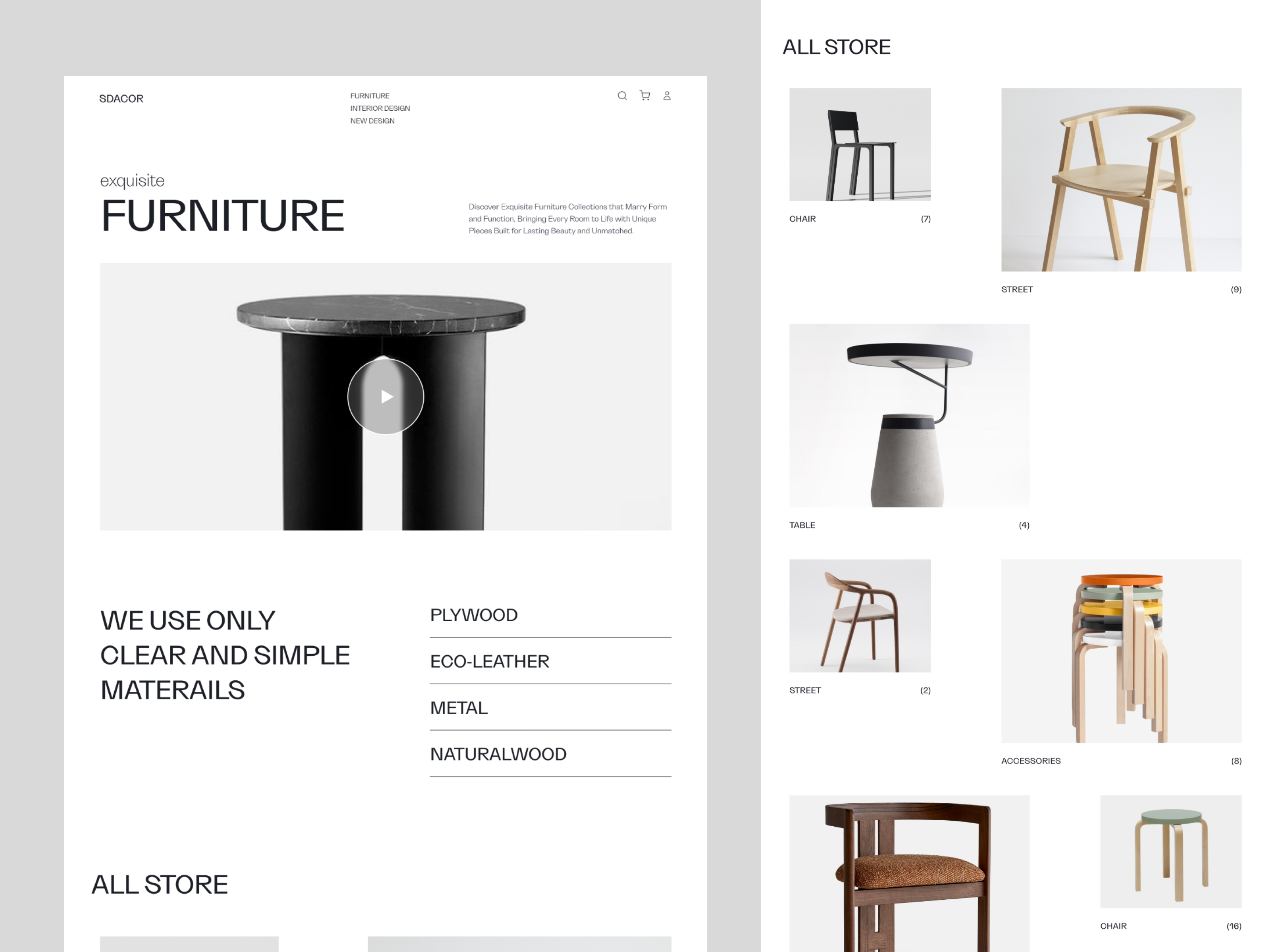 Example of Ecommerce Website Design