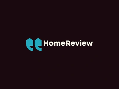 HomeReview branding graphic design logo mark symbol