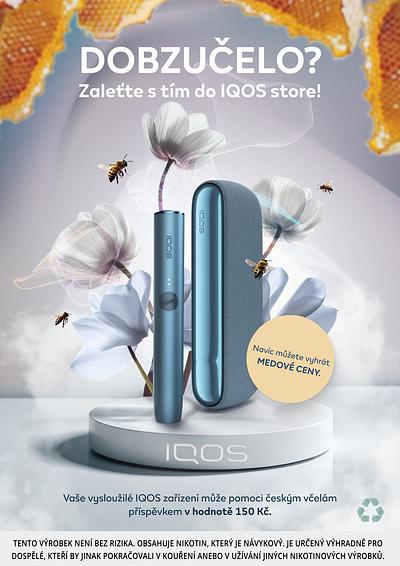 IQOS Promo Banner branding graphic design illustration poster