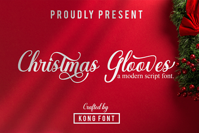 Christmas Glooves Font bold branding christmas classic cool decorative design elegant graphic design modern stylish typography