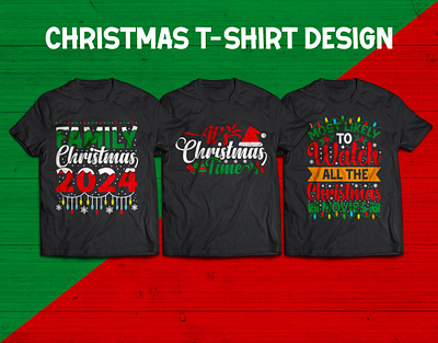 Christmas T-shirt design vector