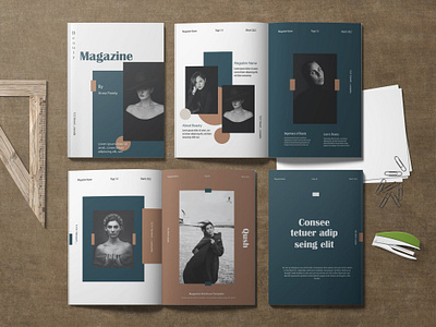 Fashion Magazine Design banner branding creativity darkmood graphic design illustration inspiration logo megazine