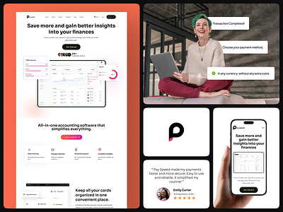 Pay Speed – A Modern SaaS Platform for Financial Management clean ui data visualization figma financial dashboard financial ux fintech design mobile optimization modern ux responsive saas design user centered design uxui