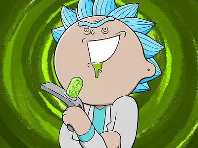 Rick character design animation bigheadsquad character characterdesign comedy illustration inspiration procreateart rick rickand space