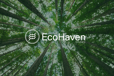 EcoHaven Solutions Logo Presentation branding des design graphic design logo typography