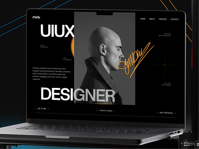 Charly - Personal Designer Portfolio agency agency website design designer portfolio website hr rumen landing page design landingpage minimal personal portfolio personal portfolio design portfolio portfolio design ui ui design ux web web design website website design