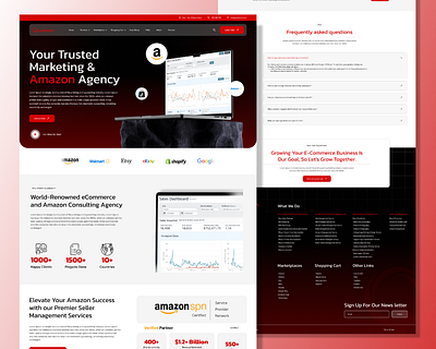 Quadrazon Website Homepage Ui Design amazon website design design ecommers website design figma homepage homepage design landing page new website design saas website trending website ui ui design ui ux ui ux design website website design website ui design