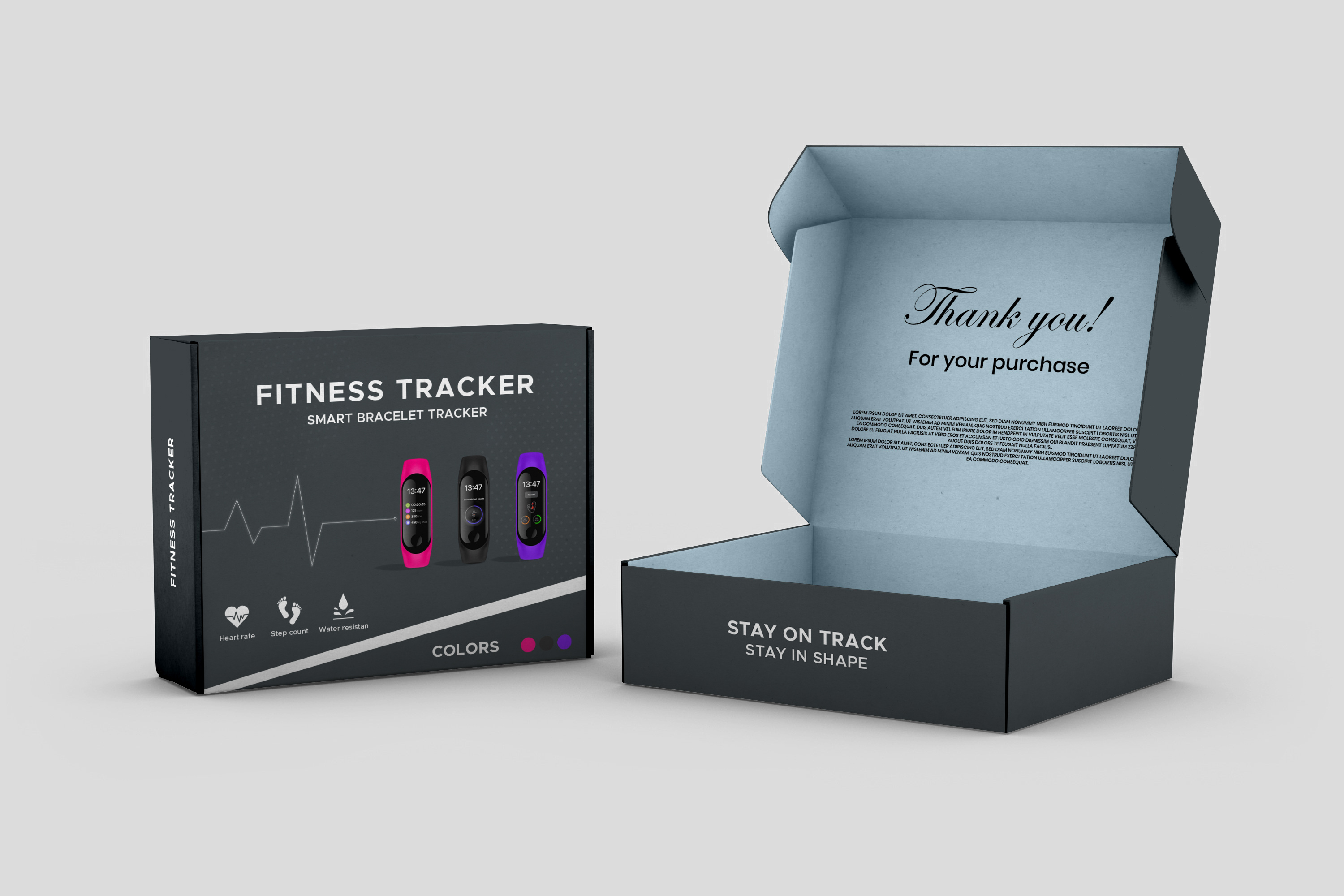 Example of Custom Mailer Box Design With 3D Mockup