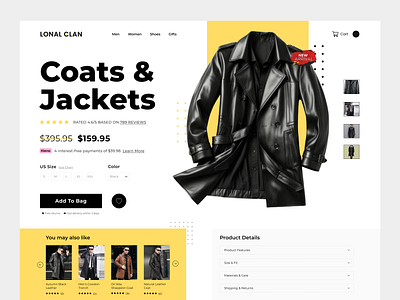 Shopify store for Fashion Brand cleandesign conversionfocused dashboard e commerce ecommercewebsite figmadesign icons landing page logo design minimaldesign mobile app mobilefirst modernui productshowcase shopify shopify landing page shopify store shopify website shopifytheme webdesign