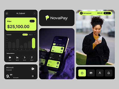 App Design Concept for Finance Institution Platform NovaPay app app design app finance app payment app tech app ui blockchain figma figma web finance brand finance ui fintech tech tech ui ui ui ux design ux ux ui web design web3