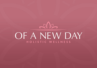 Of A New Day adobe brand branding exercise illsutrator logo mark wellness yoga