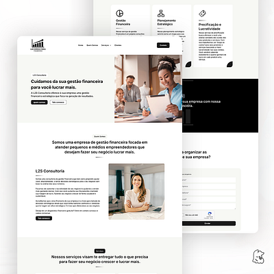 L2S Consultoria Financeira clean figma finance graphic design ui ux web webdesign website wordpress