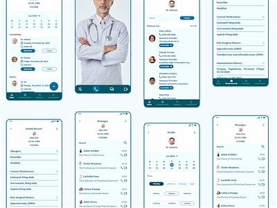 CareConnect: A User-Centric Mobile App for Remote Consultations healthcare mobile mobileappdesign ui uiuxdesign userexperience uxdesign uxui