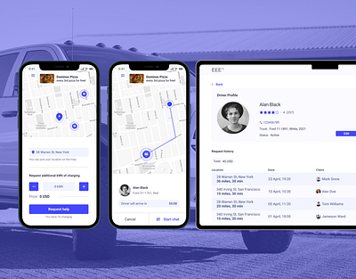 Electric Driving Adventure ui uiux design ux web design