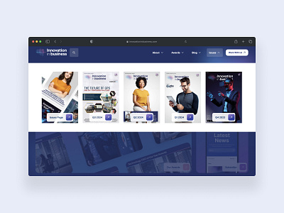 UI/UX Design: Innovation in Business desktop figma ui ux web design