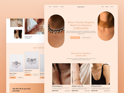 E-commerce shop branding design ui visual design web desing