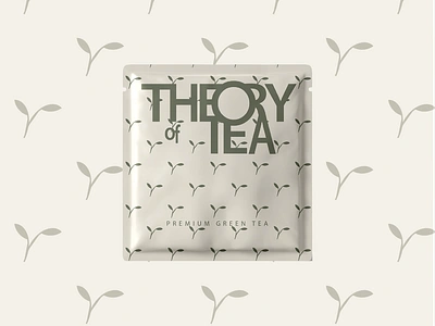 Theory of Tea | Green Tea Packaging Mockup branding graphic design green tea logo mockup packagingdesign premium teabrand