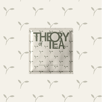 Theory of Tea | Green Tea Packaging Mockup branding graphic design green tea logo mockup packagingdesign premium teabrand