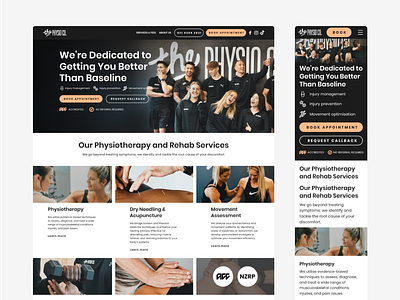 SEO Copywriting & Website Design UX/UI • thephysioco.co.nz agency copywriting design landing page seo ui ux web design web development