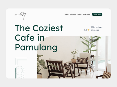 Local Coffee House in Pamulang brand design branding coffee coffee house landing page local cafe pamulang ui ui design website design