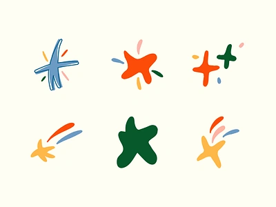 Hand Drawn Dancing Stars🖍️💫 paint