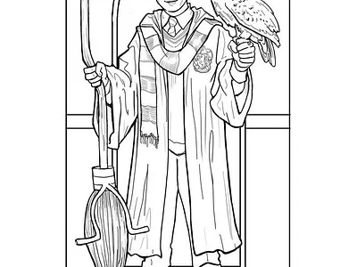 Harry Potter Coloring Pages