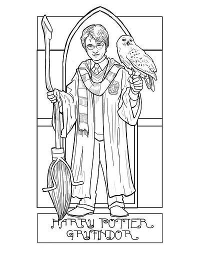 Harry Potter Coloring Pages