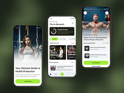 Revolutionary Gym App UI Design for a Seamless Workout Experienc mobile app ui ux