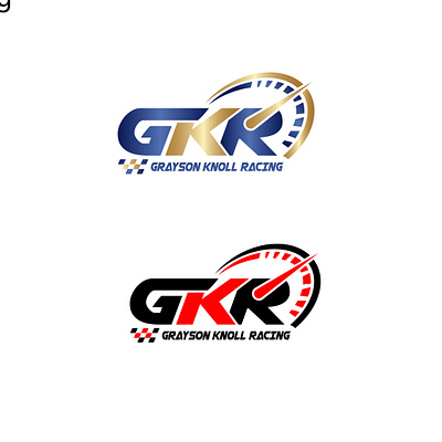 Grayson knoll racing logo design business logo car logo custome logo logo design logo maker minimalist logo ras logo